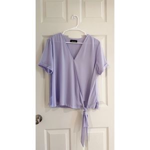Fab’rik Violet Tie Top